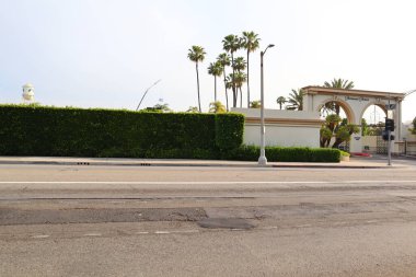 Los Angeles, Kaliforniya - 11 Mayıs 2019: Melrose Bulvarı, Los Angeles 'ta bulunan PARAMAUNT PICTURES