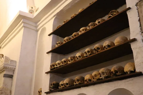 Palermo Sizilien Italien Kapuzinerkatakomben Sind Bestattungskatakomben Palermo — Stockfoto