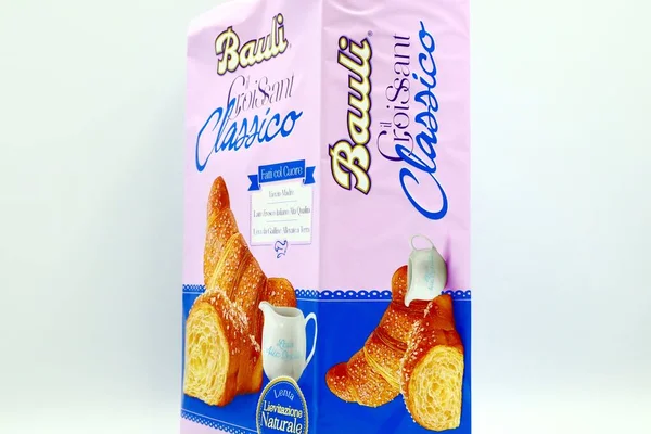 ペスカーラ イタリア2019年9月2日 Bauli Classic Croissant Bauliはイタリア製の製品のブランドです — ストック写真