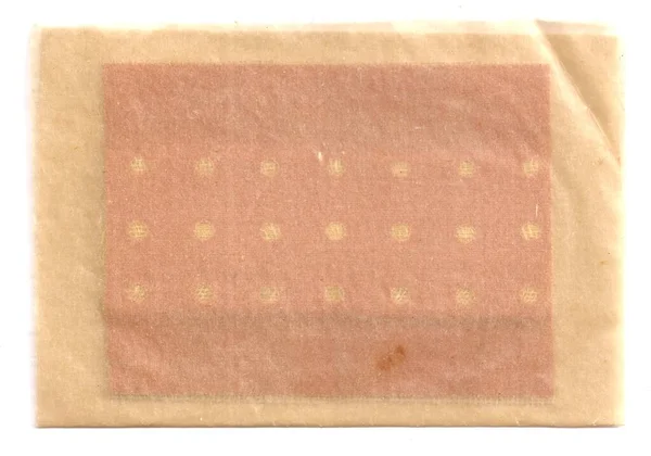 Närbild Bandage Isolerad Vitt — Stockfoto