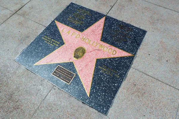 Hollywood California May 2019 Star Lapd Los Angeles Police Department — Stock Photo, Image