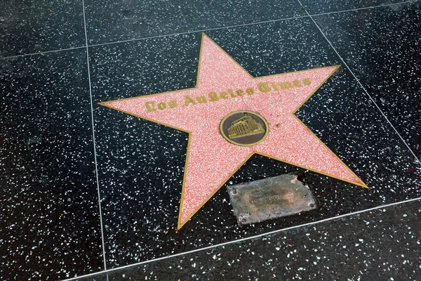 Hollywood California Травня 2019 Star Los Angeles Times Hollywood Walk — стокове фото