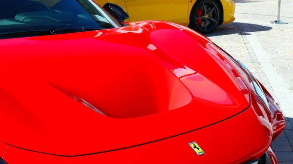 Citta Sant Angelo Italia Abril 2022 Ferrari Tributo Ferrari Coche —  Fotos de Stock