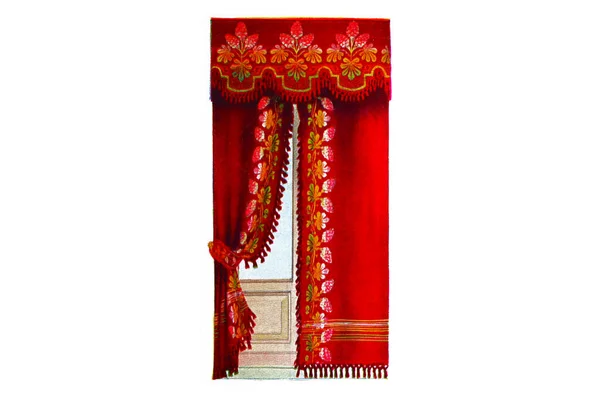 Red White Chinese New Year Decoration — 스톡 사진
