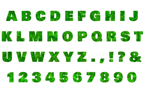 Alfabet Cyfry — Zdjęcie stockowe