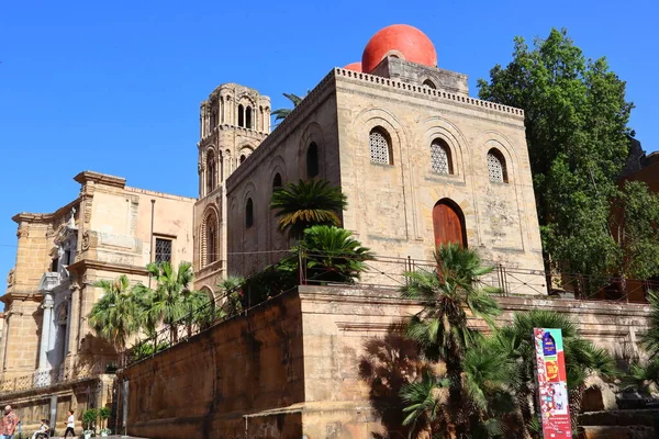 stock image The Church of San Cataldo and the Martorana in Palermo, Italy