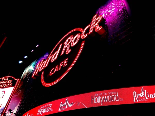 Hollywood Los Angeles Califórnia Setembro 2018 Hard Rock Cafe Hollywood — Fotografia de Stock