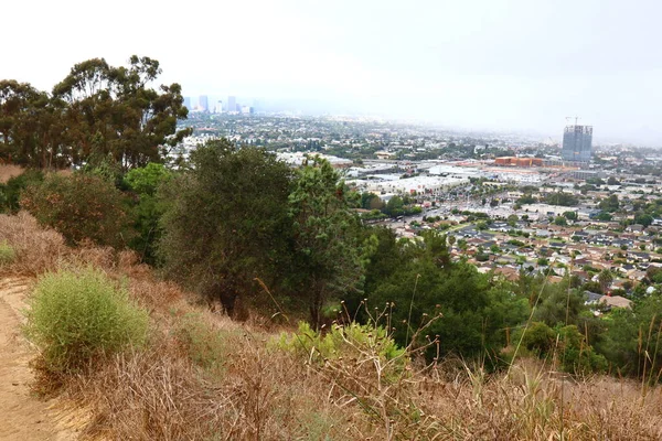 Los Angeles Widok Kenneth Hahn State Recreation Area Jest Jednostką — Zdjęcie stockowe