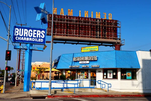 Hollywood Californie Octobre 2019 Astroburger Restaurant Fast Food Sur Melrose — Photo