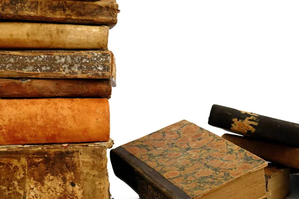 Старые Антикварные Книги Образование — стоковое фото