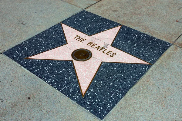 Hollywood Californie Mai 2019 Star Beatles Sur Hollywood Walk Fame — Photo