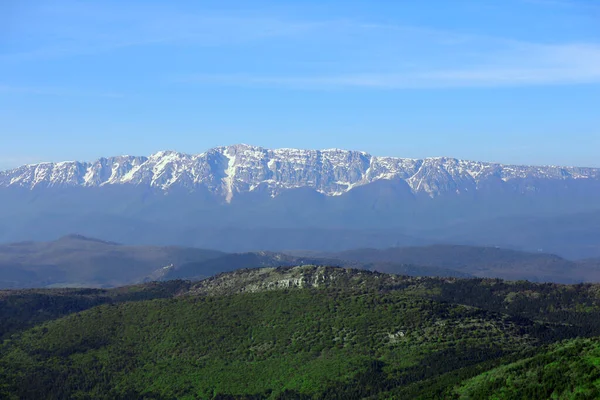 Rocca Calascio Kalesi Dağın Tepesindeki Bir Kaledir — Stok fotoğraf