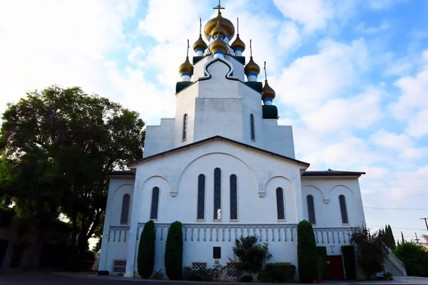 White Orthodox Church Religious — Stock Photo, Image