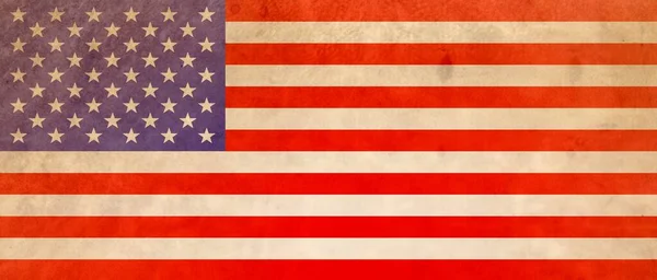 Particular United States America Flag Vintage Paper — Stock Photo, Image