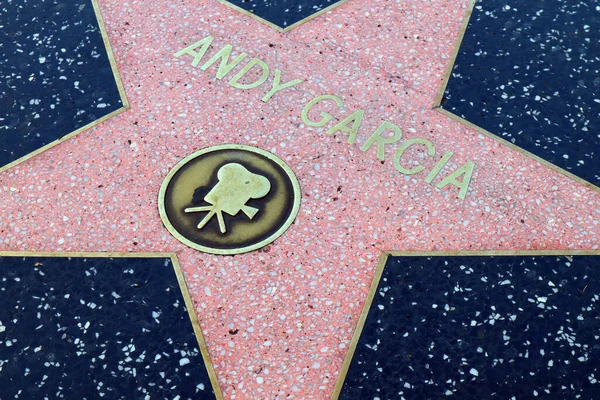 Hollywood California May 2019 Star Andy Garcia Hollywood Walk Fame — Stock Photo, Image