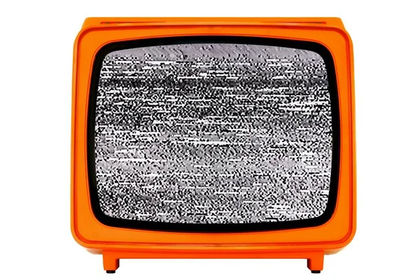 Beyaz Arkaplanda Televizyon — Stok fotoğraf