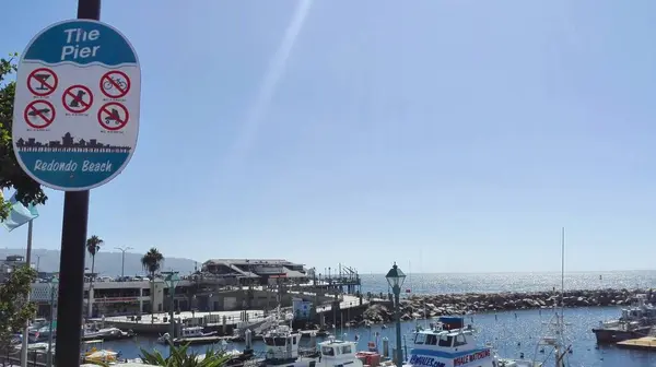 Redondo Beach Лос Анджелес Каліфорнія Вересня 2018 Вид Redondo Beach — стокове фото