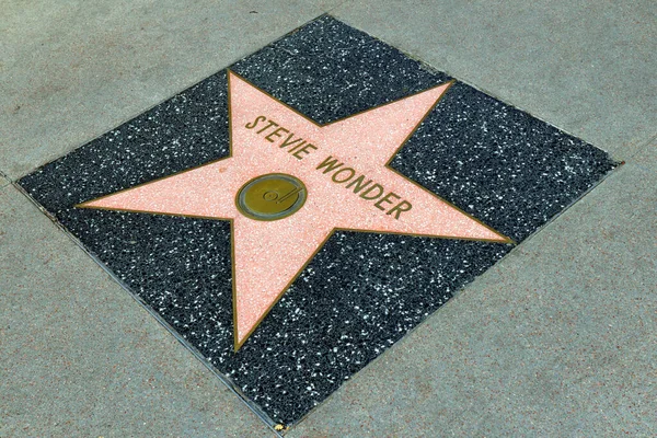 Hollywood California Mayo 2019 Estrella Stevie Wonder Hollywood Walk Fame — Foto de Stock