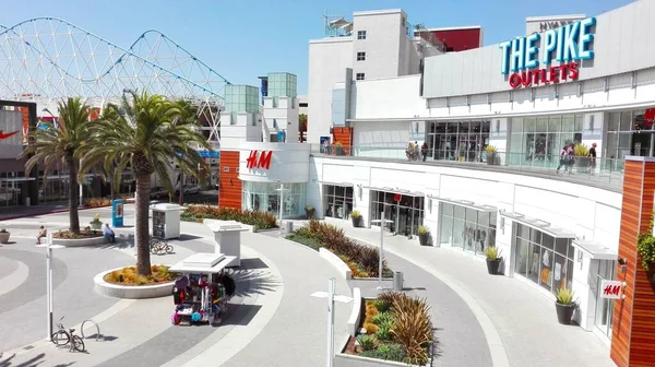 Long Beach California September 2018 View Pike Outlets Retail Shopping — ストック写真