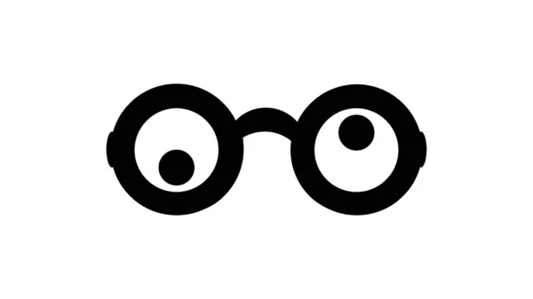 Gözlük Simgesi Illüstrasyon Tasarım — Stok fotoğraf
