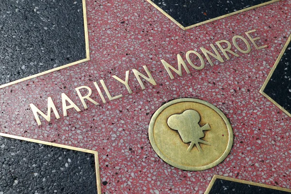 Hollywood California May 2019 Star Marilyn Monroe Hollywood Walk Fame — Stock Photo, Image