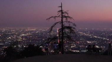 LOS ANGELES (California) Griffith Gözlemevinden gün batımı