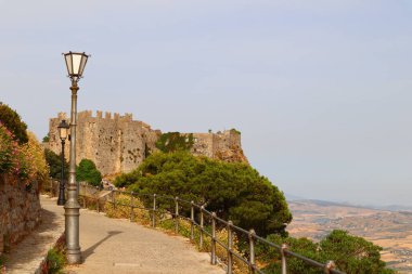 Erice, Sicilya, İtalya'nın görünümü