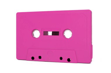 beyaz zemin üzerine eski ses kaseti