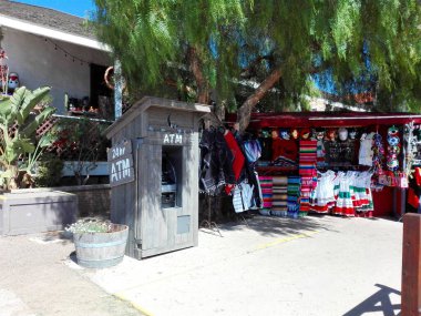 SAN DIEGO, California - 12 Eylül 2018: Eski Şehir San Diego Eyalet Parkı manzarası