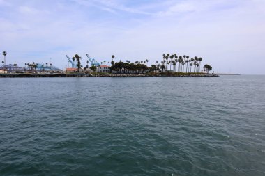 Los Angeles, Kaliforniya - 18 Mayıs 2019: San Pedro, Los Angeles Limanı