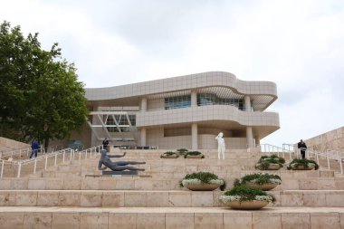 Los Angeles, Kaliforniya 10 Mayıs 2019: Los Angeles 'taki Getty Center Müzesi