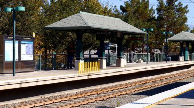 Los Angeles, Kaliforniya - 3 Ekim 2019: Lincoln / Cypress Metro Demiryolu Altın Hat İstasyonu, Los Angeles