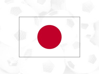 Japonya bayrak arkaplanı, illüstrasyon