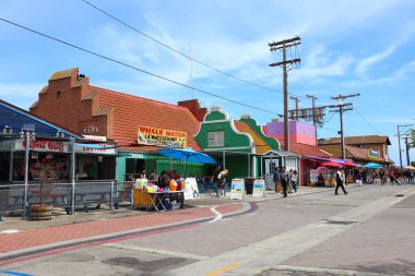 San Pedro, Los Angeles, California - 18 Mayıs 2019: Los Angeles Limanı SAN PEDRO FISH MAR