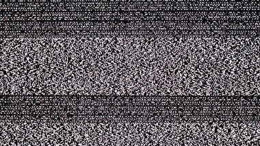 TV Statik Gürültü Arızası Bozma Efekti - Modern LCD TV 'de canlı yayın sırasında dijital video sinyali