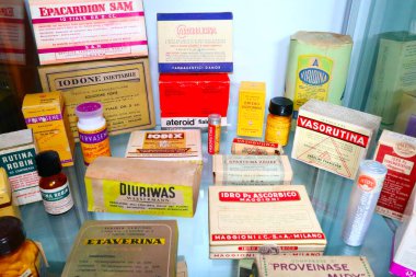 Antika eski İlaçlar görüntüsü