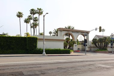 Los Angeles, Kaliforniya - 11 Mayıs 2019: Melrose Bulvarı, Los Angeles 'ta bulunan PARAMAUNT PICTURES