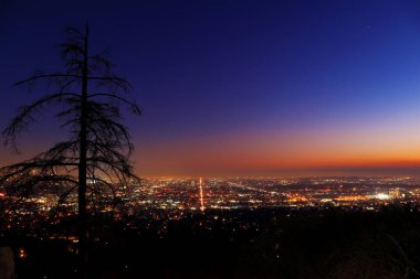 LOS ANGELES (California) Griffith Gözlemevinden gün batımı