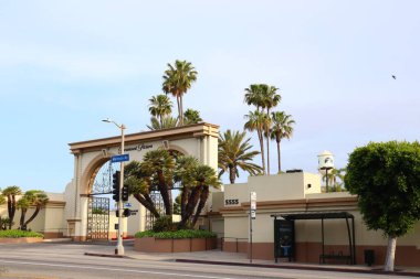 Los Angeles, Kaliforniya - 11 Mayıs 2019: Melrose Bulvarı, Los Angeles 'ta bulunan PARAMAUNT PICTURES