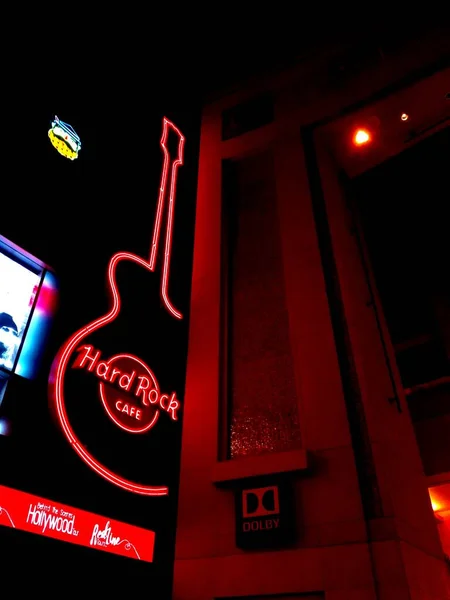 Hollywood Los Angeles Califórnia Setembro 2018 Hard Rock Cafe Hollywood — Fotografia de Stock