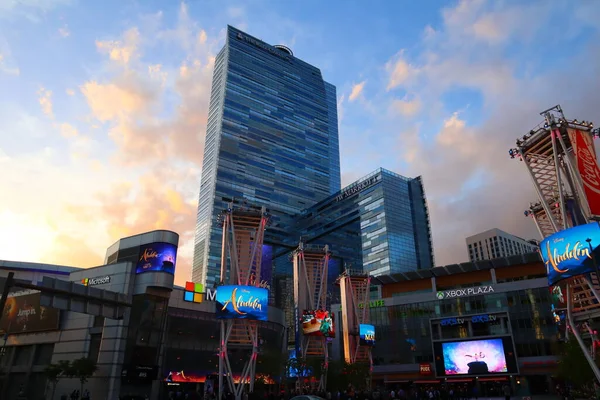 stock image Los Angeles, California - May 21, 2019: XBOX PLAZA, Microsoft Theater in front of the Staples Center, downtown of Los Angeles