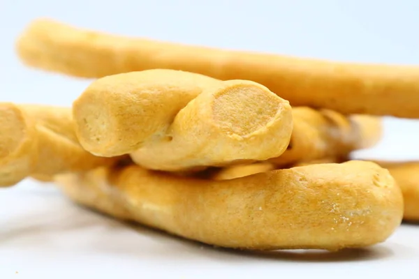 stock image Taralli on a white background.