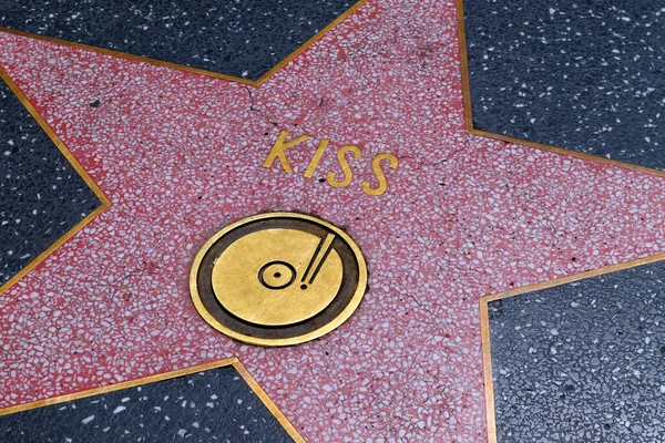 Hollywood Californie Mai 2019 Star Kiss Sur Hollywood Walk Fame — Photo