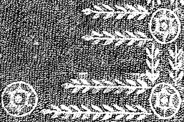 Desenho Lápis Desenhado Mão Padrão Têxtil Para Roupas Femininas Vintage — Fotografia de Stock
