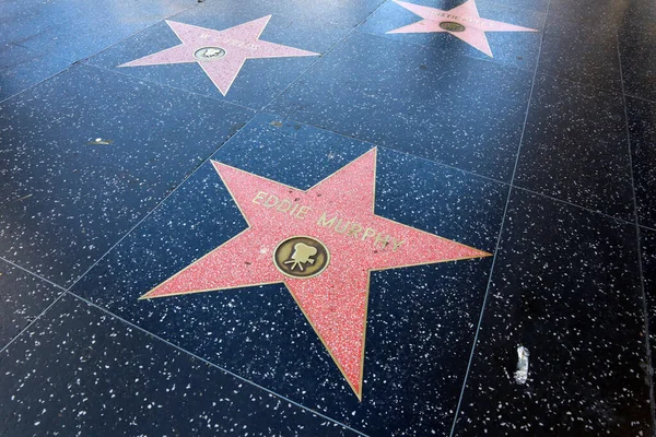 Hollywood Kalifornia Maja 2019 Gwiazda Eddie Murphy Hollywood Walk Fame — Zdjęcie stockowe