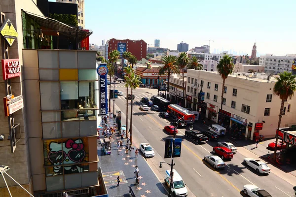 Hollywood Californië Oktober 2019 Hollywood Boulevard Wandeling Van Roem Uitzicht — Stockfoto