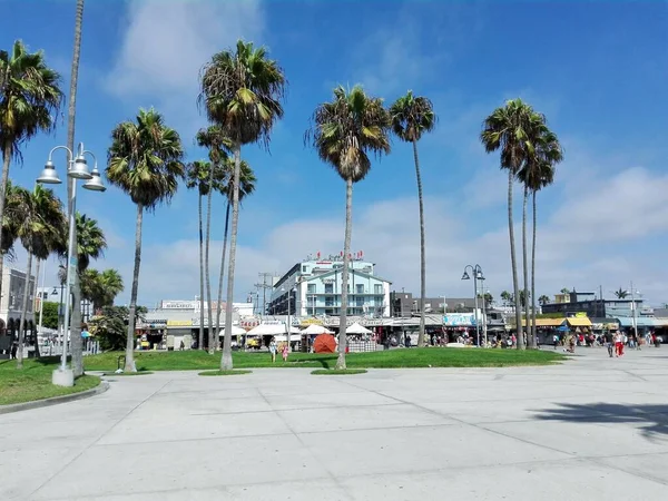 Venice Los Angeles Kalifornia Szeptember 2018 Kilátás Muscle Beach Velence — Stock Fotó