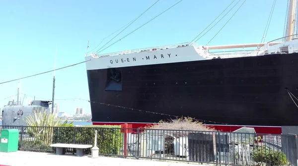Long Beach Californië September 2018 Queen Mary Historisch Trans Atlantisch — Stockfoto