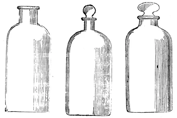 Σκίτσο Εξοπλισμού Φαρμακείου Αντίκα Κοντινό Πλάνο Vintage Ιατρικά Αντικείμενα — Φωτογραφία Αρχείου