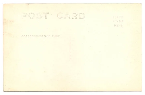 Cartes Postales Vintage Originales Sales Usées Dos — Photo
